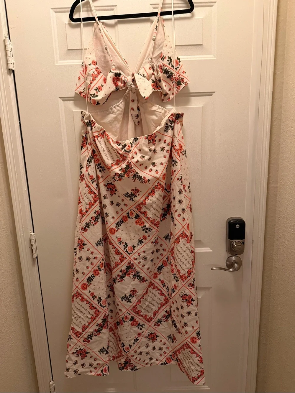 A&F Julia Slip Cutout Maxi